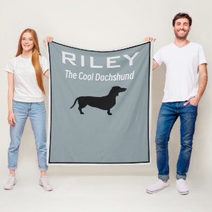Manta Polar PERSONALIZADO Guay Dachshund Doxie Wiener Dog