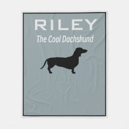 Manta Polar PERSONALIZADO Guay Dachshund Doxie Wiener Dog