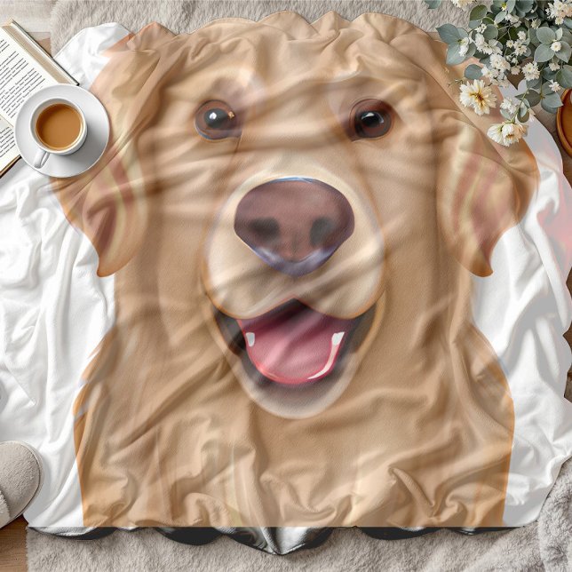 Manta Polar Personalizado Mascota Pen Portrait Blanket (Subido por el creador)
