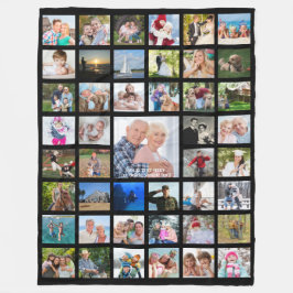 Manta Polar Personalizado mínimo de plantilla de 45 Collages d