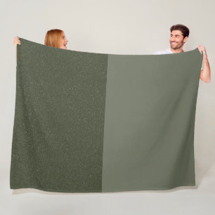 Manta Polar Personalizado Moss Green Semichuela
