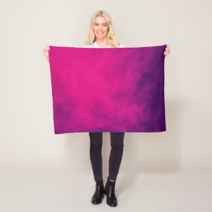 Manta Polar Personalizado Neon Pink Ombre Fleece Blanket