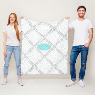 Manta Polar Personalizado Niños Habitación Moderno Patrón Resu