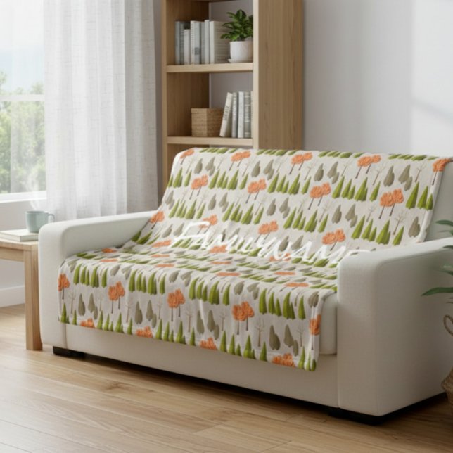 Manta Polar Personalizado Nombre de familia Patrón de árbol de (Subido por el creador)