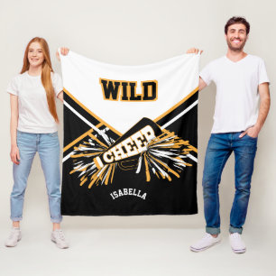 Manta Polar Personalizado - Para un animador 📣 - Blanco, Or