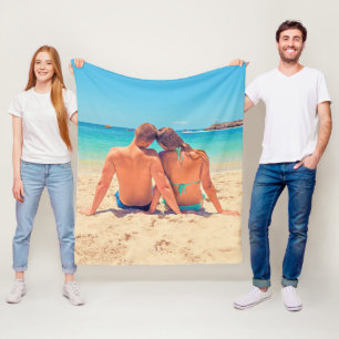 Manta Polar Personalizado personalizado Su funda de papel foto