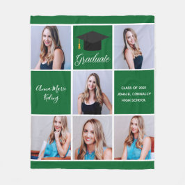 Manta Polar personalizado Superior de Collage de fotos de Grad