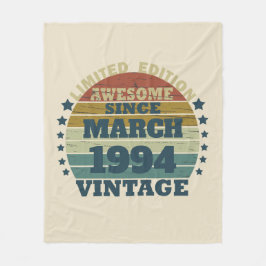 Manta Polar Personalizado Treinta fiesta de 30 años