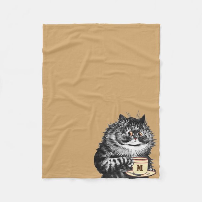 Manta Polar Personalizar Mug Initial, Louis Wain (Anverso)