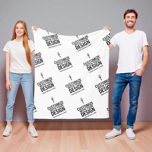 Manta Polar Personalized Company Branded Custom Minimalist  (Subido por el creador)