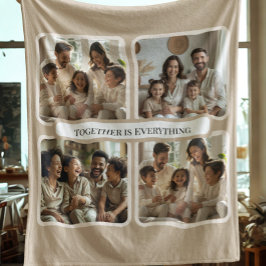 Manta Polar  Personalized Family Photo-Together Is Everything