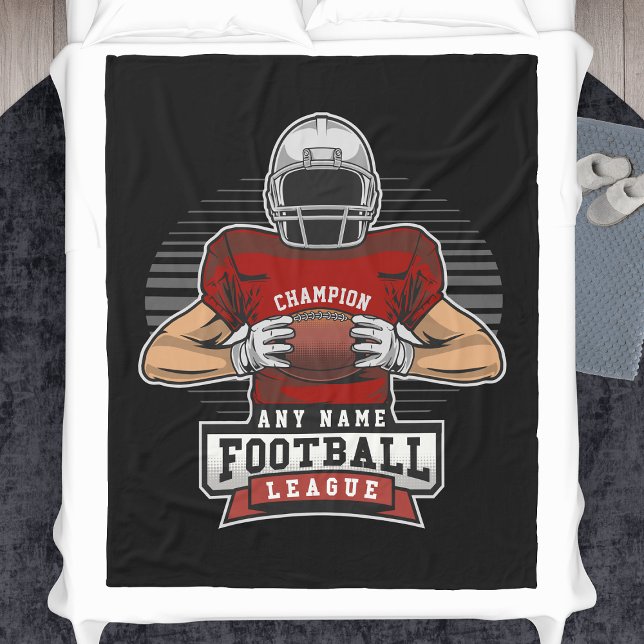 Manta Polar Personalized Football League Player Team Champ  (Subido por el creador)