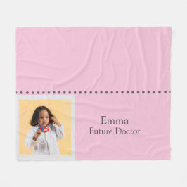 Manta Polar Personalized Future Doctor Kids with Name & Photo
