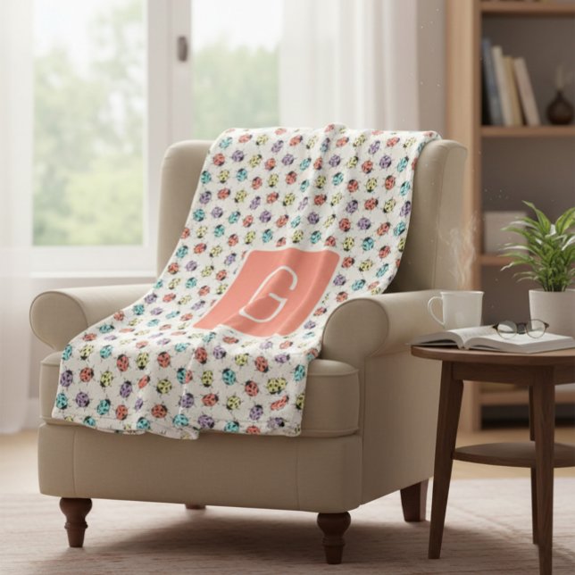 Manta Polar Personalized Ladybug Throw Blanket (Subido por el creador)