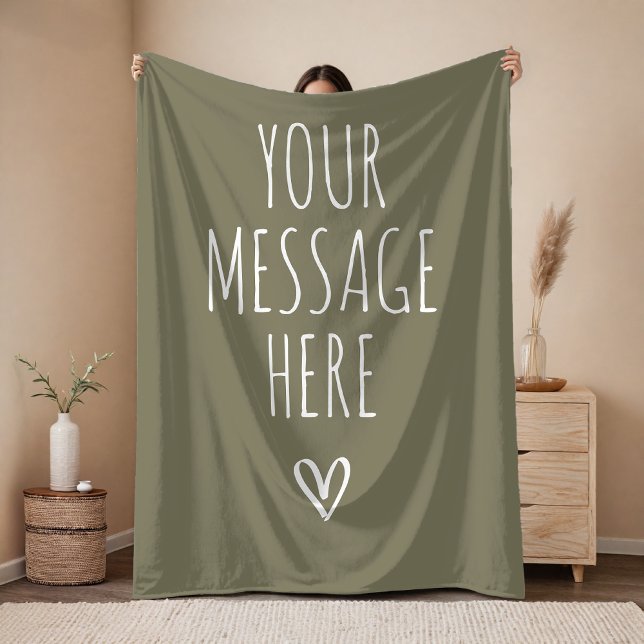 Manta Polar Personalized Message Cozy Blanket for Mom and Dad (Custom Message Blanket – Personalized Gift for Mom, Grandma or Daughter)