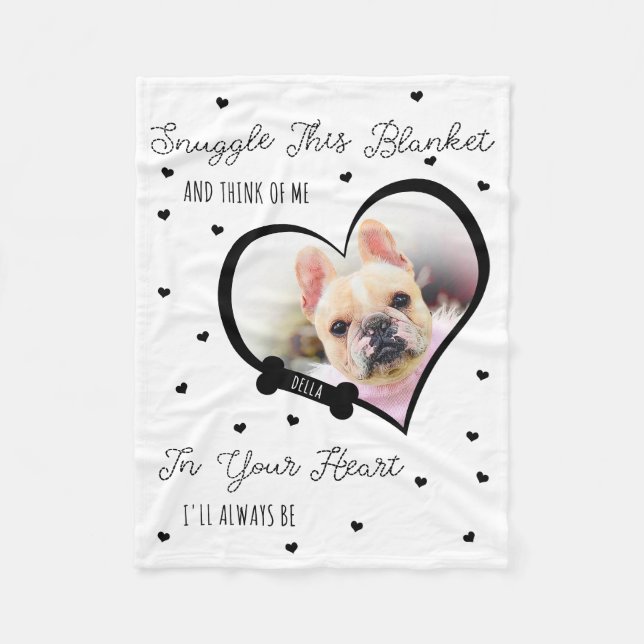 Manta Polar Personalized Pet Memorial Pet Loss | Photo Gift (Anverso)