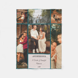Manta Polar Personalized Photo Collage Blanket
