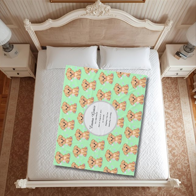 Manta Polar Personalized Puppy Baby Blanket  (Subido por el creador)