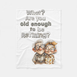 Manta Polar Personalized Retirement Gift, Cozy Custom