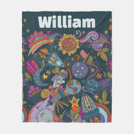 Manta Polar Personalized Space Name Poster for Kids 