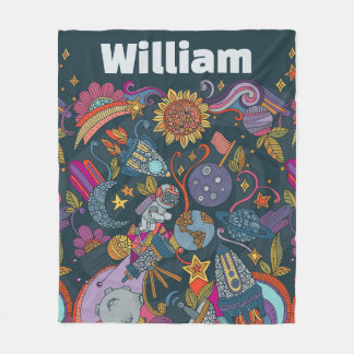 Manta Polar Personalized Space Name Poster for Kids 