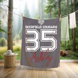 Manta Polar Personalized Volleyball Player School Colors