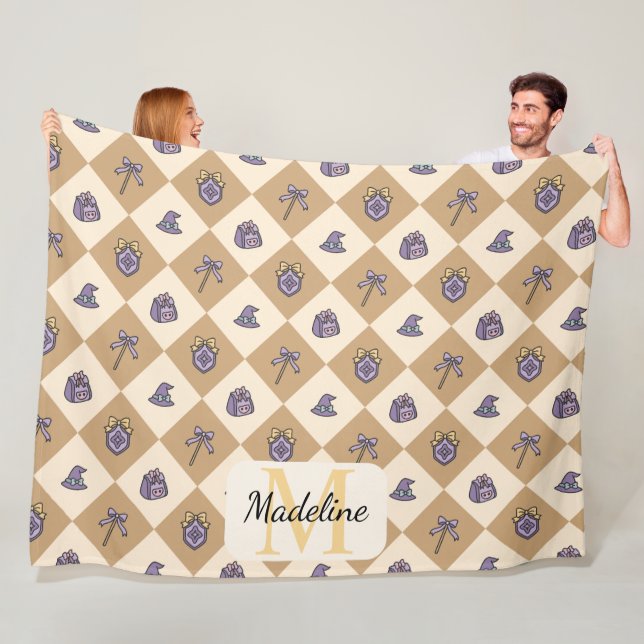 Manta Polar Personalized Wizard School Gold Monogram Name (In situ)