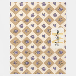 Manta Polar Personalized Wizard School Gold Monogram Name