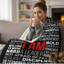 Manta Polar Personalized Word Cloud Sherpa Fleece Blanket