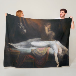 Manta Polar Pesadilla de Henry Fuseli Gothic Macabre Dark Art