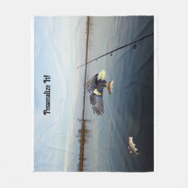 Manta Polar Pesca de la barra de personalizable