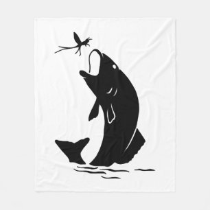 Manta Polar Pesca de pesca de altura Salto de peces Larvea Hoo
