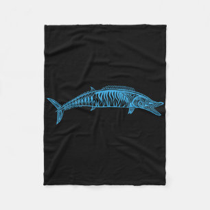 Manta Polar Pesca de Wahoo Nativo Hawaiano - Tribal Hawaiano