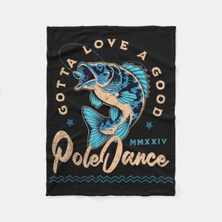 Manta Polar Pesca Divertida Tengo Que Amar Un Buen Baile Mosca