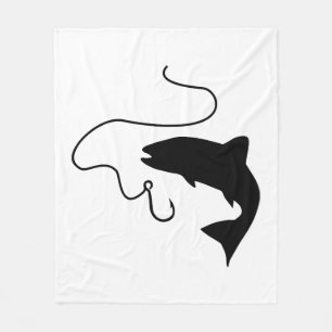 Manta Polar Pesca, pescado y gancho