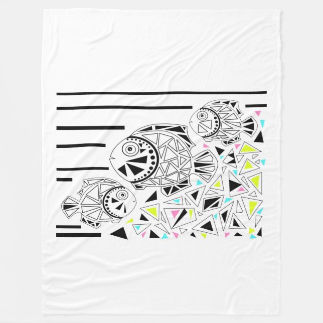 Manta Polar Pescado (Anverso)