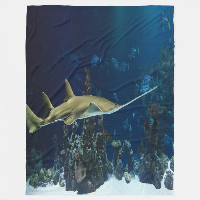 Manta Polar Pescado de espada único (Anverso)