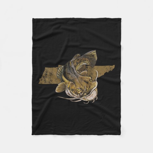 Manta Polar Pescado de pescado capturado de Tennessee (Anverso)