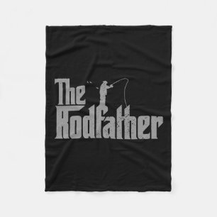 Manta Polar Pescado de Rodfather Gracioso Pescado de Atraccion
