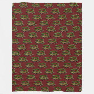 Manta Polar Pescado en blanco Salmon Fleece Blanket
