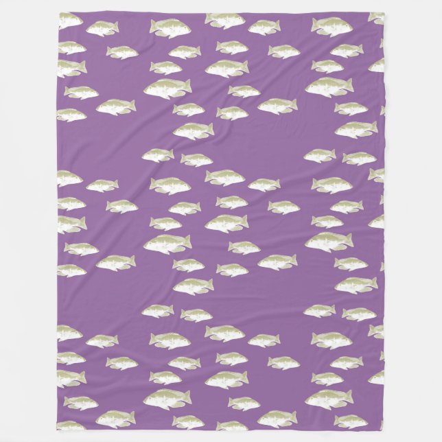 Manta Polar Pescado morado (Anverso)