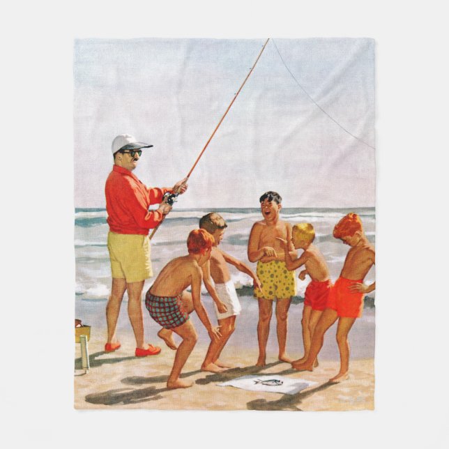 Manta Polar Pescado pequeño del Polo Grande por Richard Sargen (Anverso)