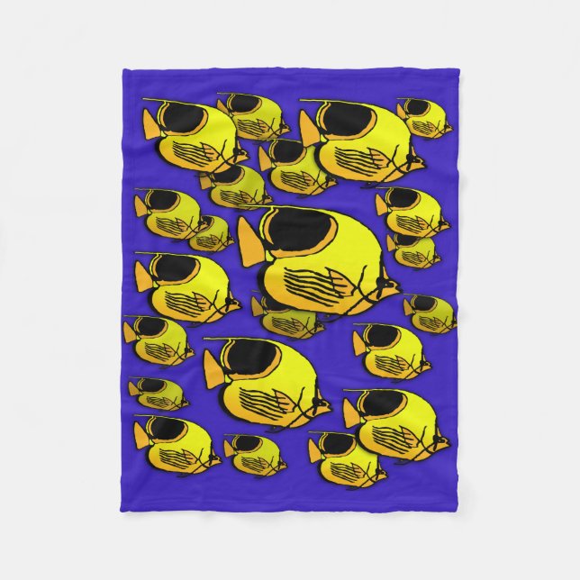 Manta Polar Pescado solar #12 (Anverso)