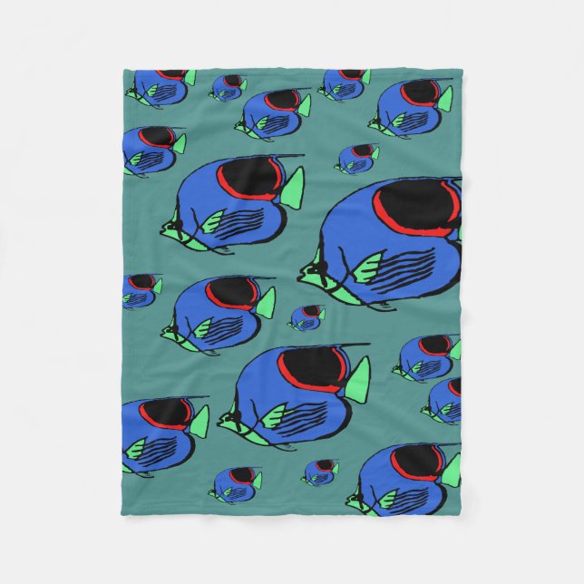 Manta Polar Pescado solar #3 (Anverso)