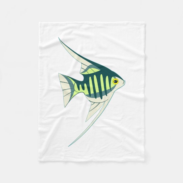 Manta Polar Pescado tropical (Anverso)