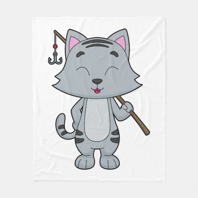Manta Polar Pescador de gato (Anverso)