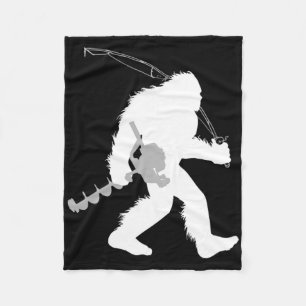Manta Polar Pescador de hielo Bigfoot Yeti con taladro A