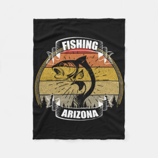 Manta Polar Pescador del estado de Arizona Puesta de sol Pesca