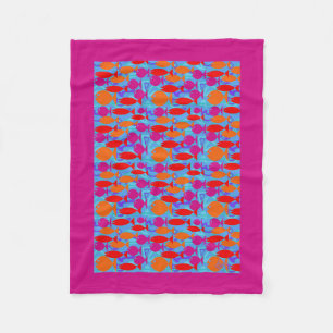Manta Polar Pescados tropicales - Funda-Pequeña
