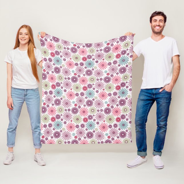 Manta Polar pestel floral multicolor (In situ)